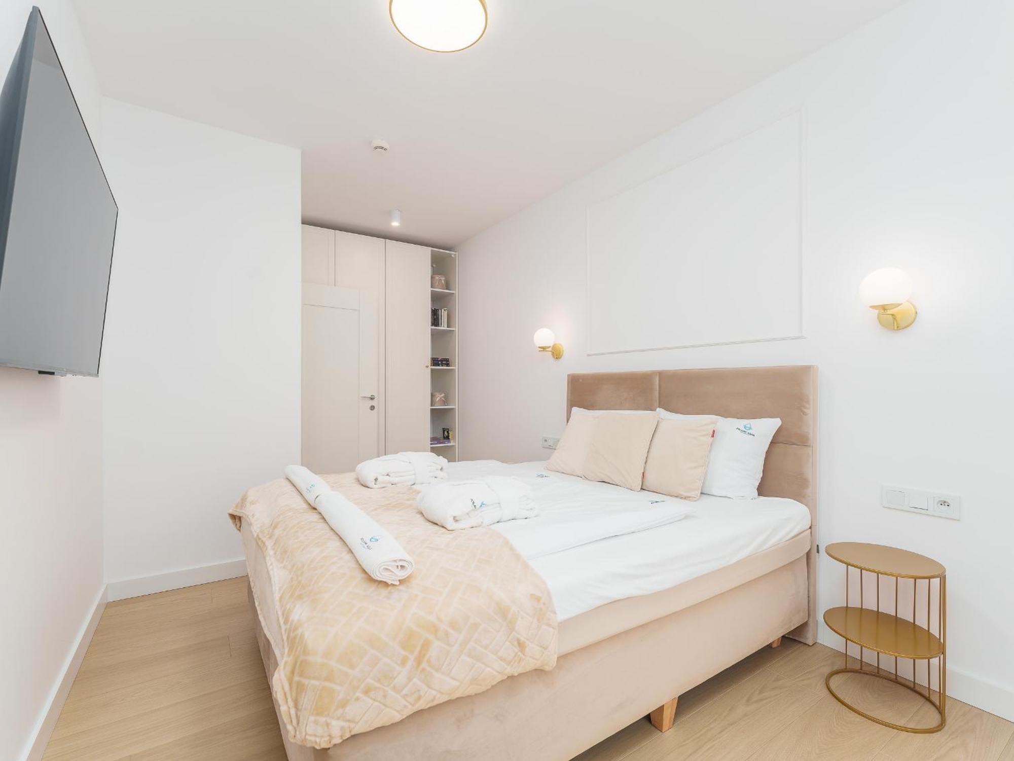 Polanki Aqua Nielimitowany Dostep Do Basenow Parking Free Apartamento Kołobrzeg Exterior foto
